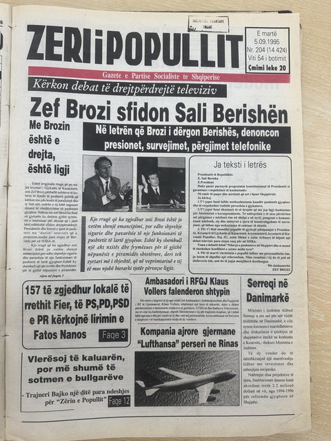 Zëri i Popullit 1995-09-05